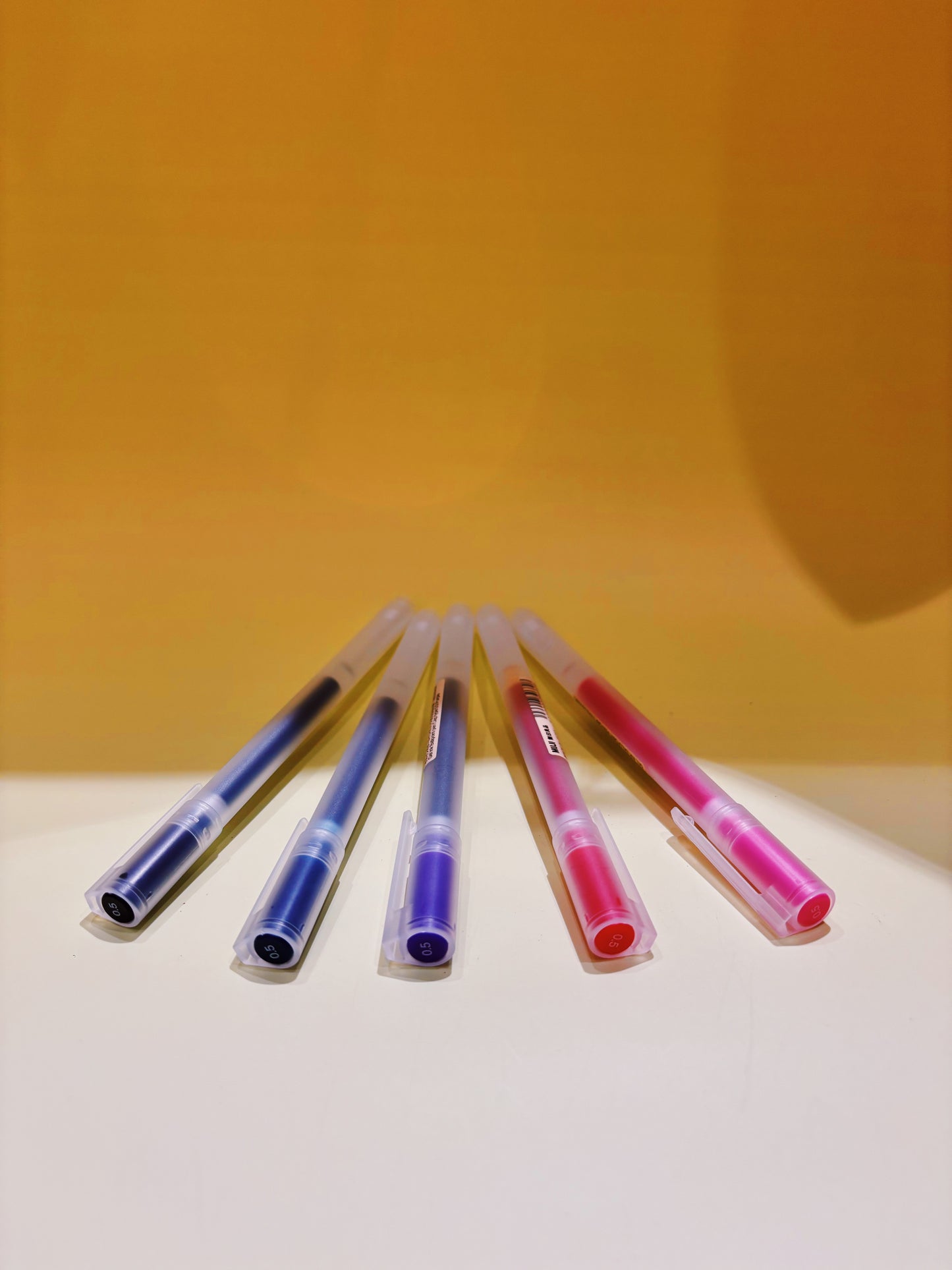 Multicolour Muji Pen Pack of 5