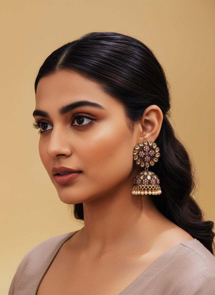 Brown Jhumka