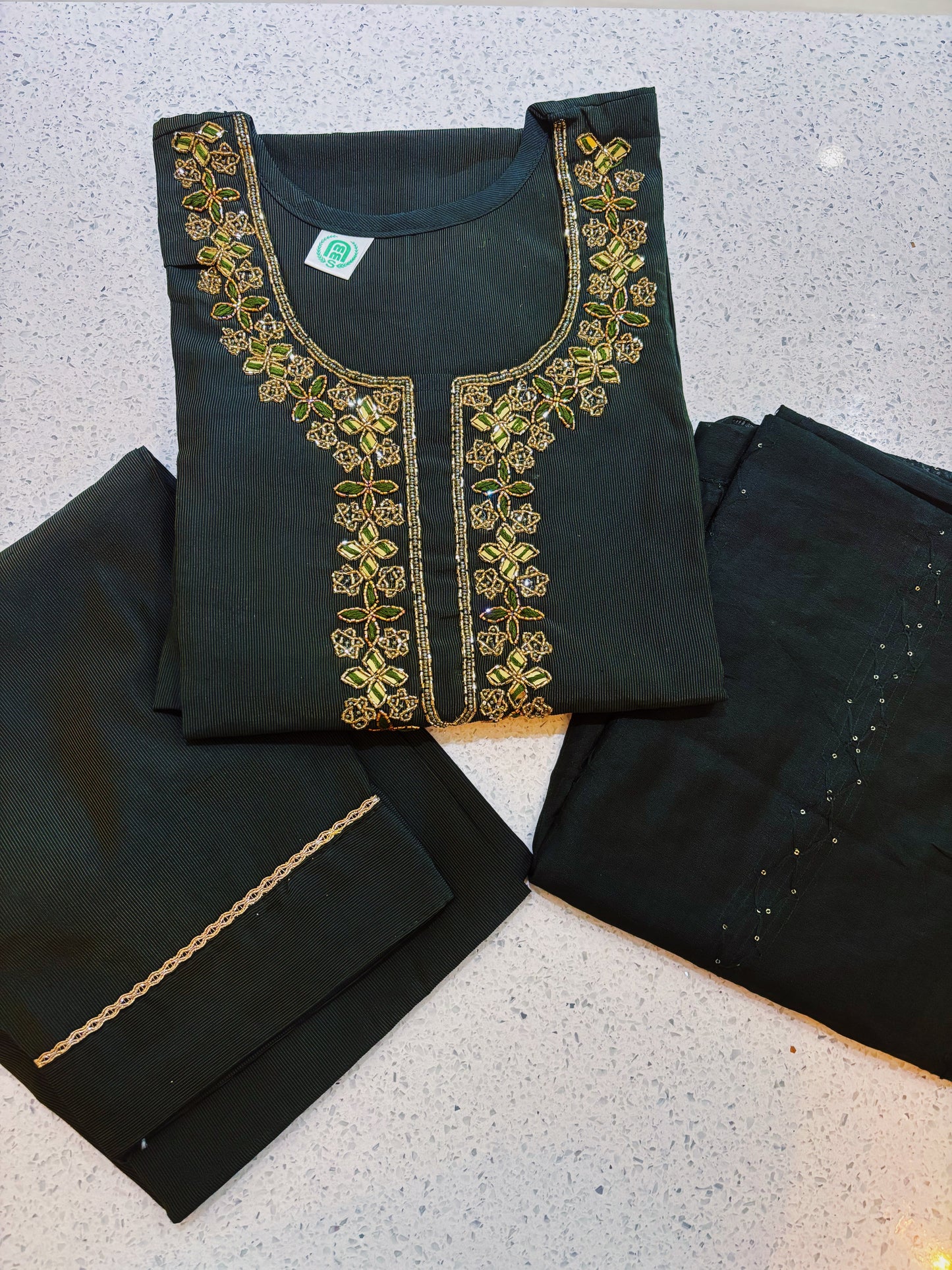 Dark Green Kurta