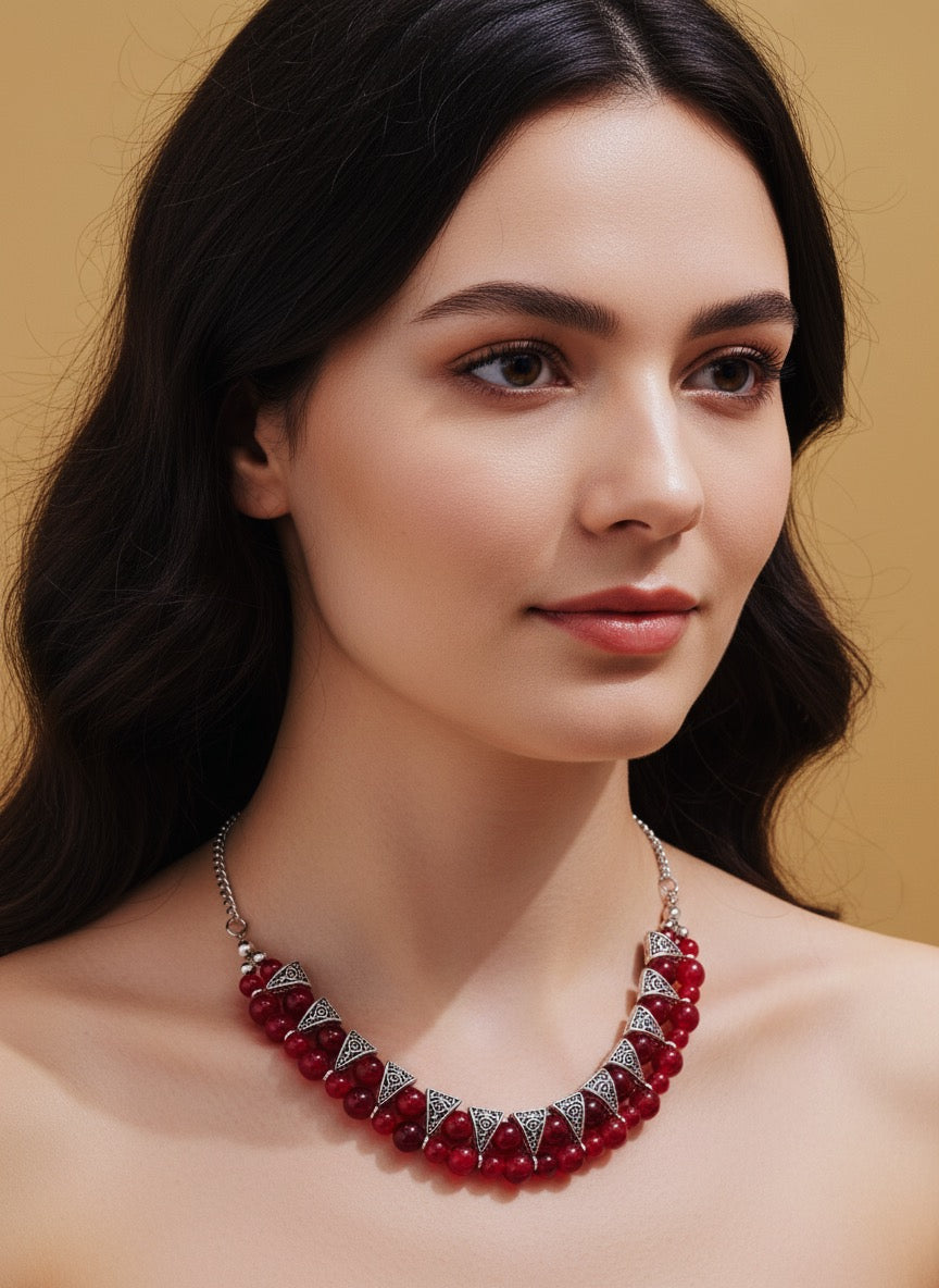 Red Statement Necklace