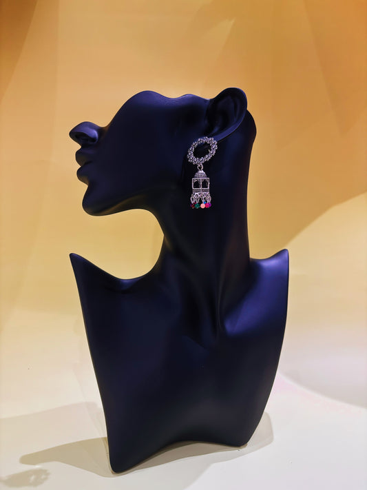 Lantern multicolour Jhumka Earring