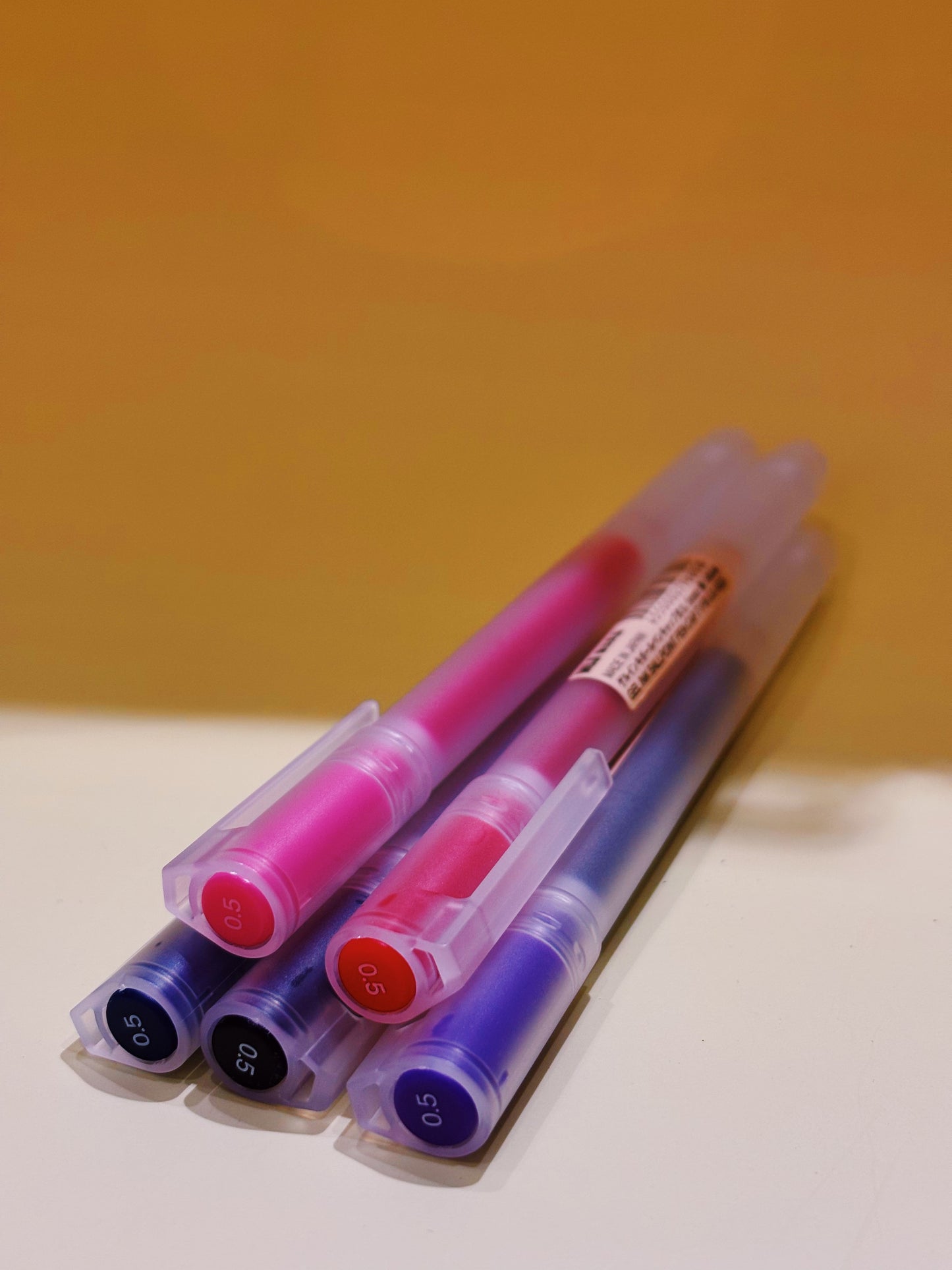 Multicolour Muji Pen Pack of 5