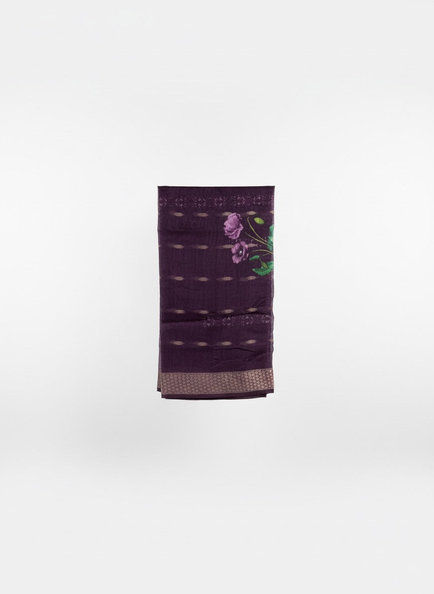 Purple and blue kurta set