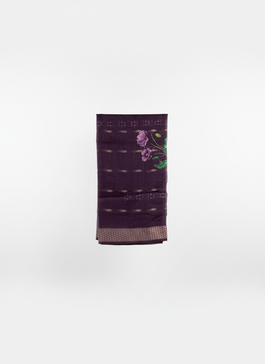 Dark purple kurta set