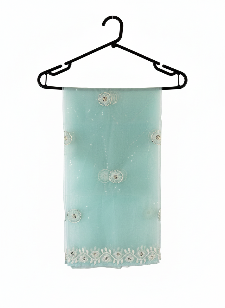 Powder blue kurta set