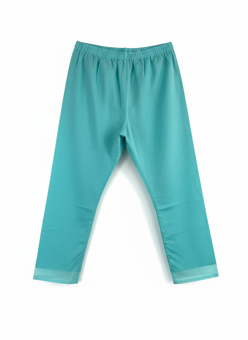 Aqua Royale Banarasi Silk Suit Set