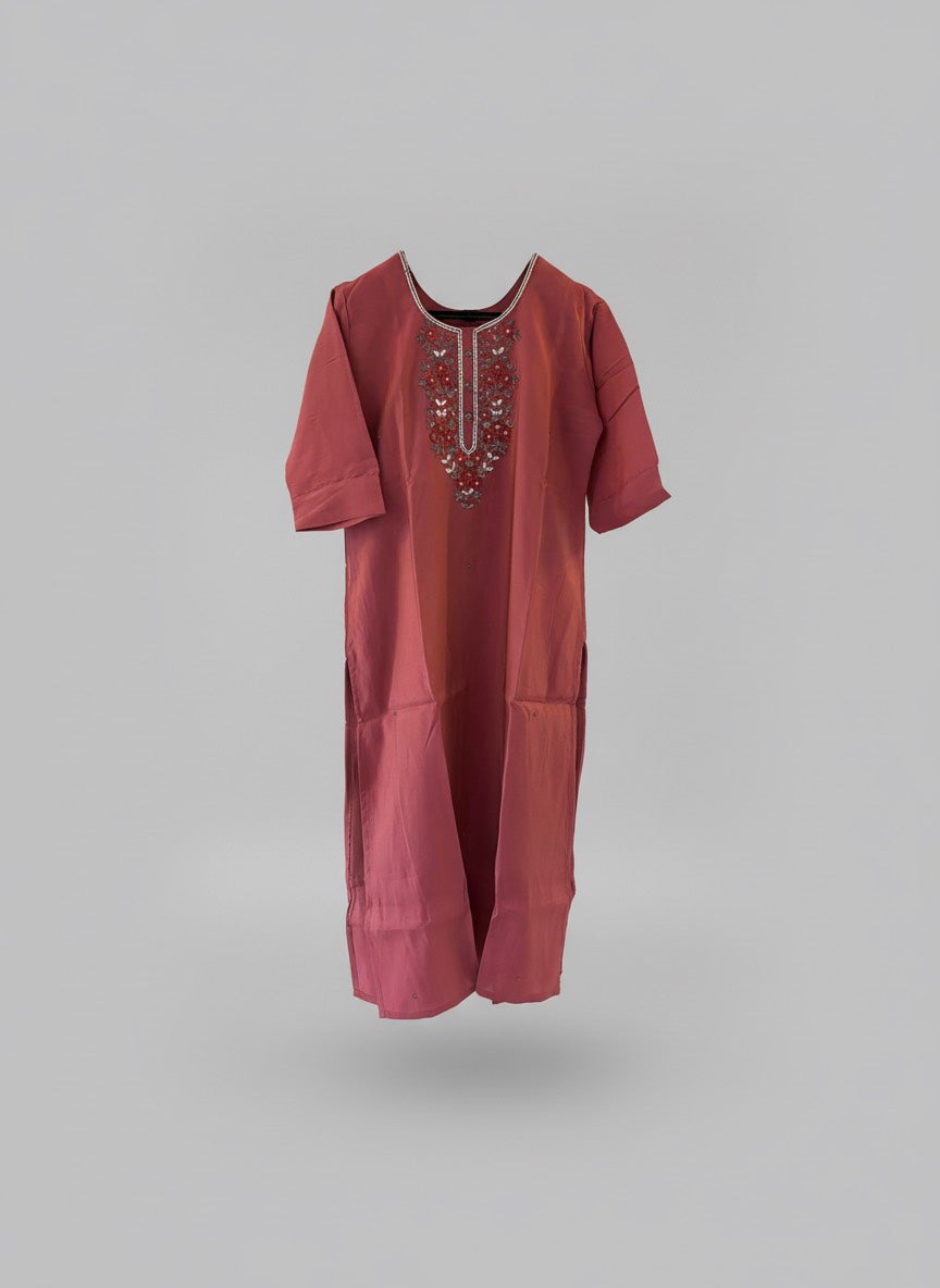 Cinnamon rose kurta set