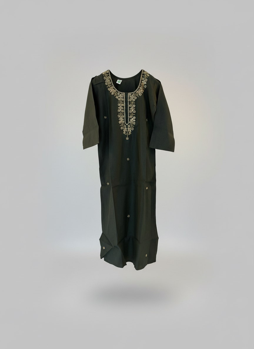 Dark Green Kurta