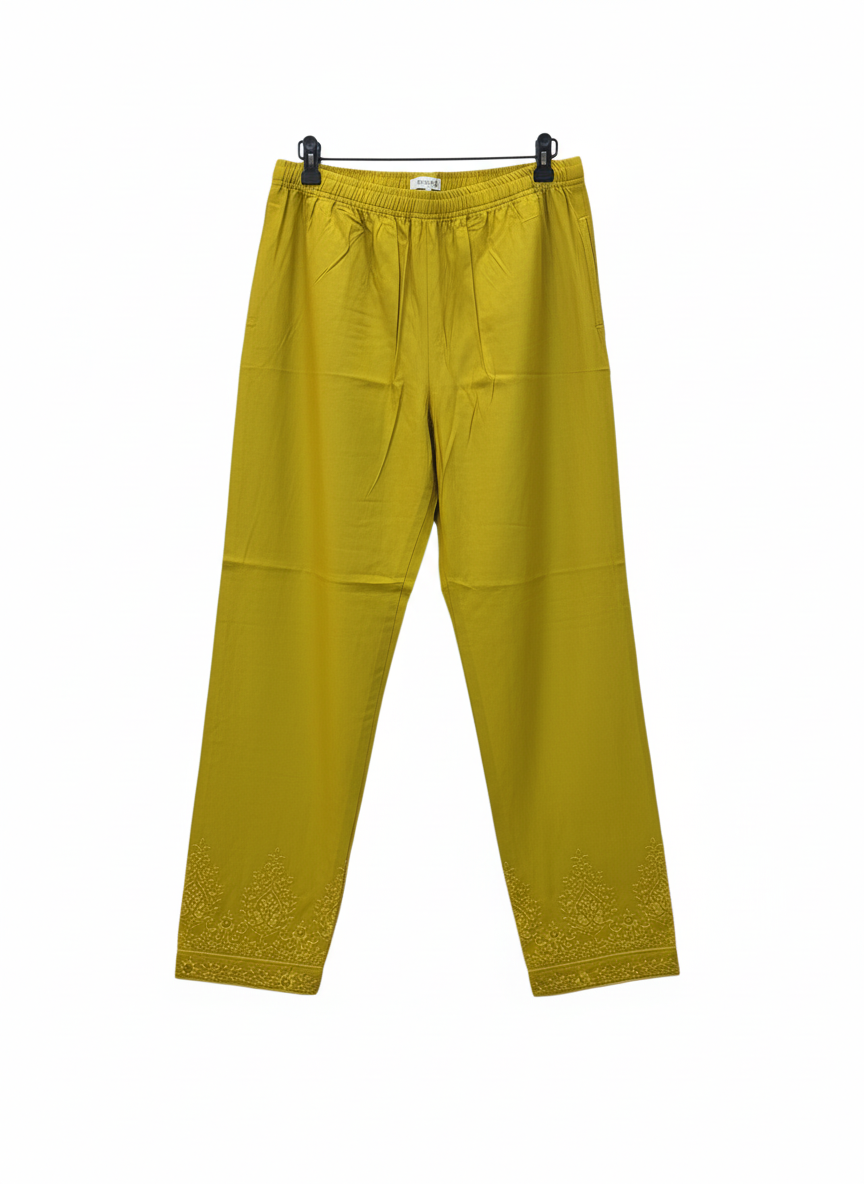 Mustard Embroidered Suit