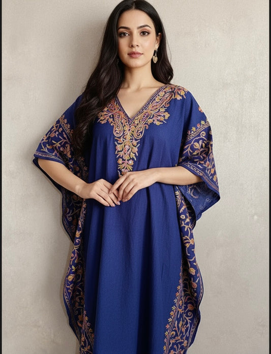 Blue & Brown Kaftan