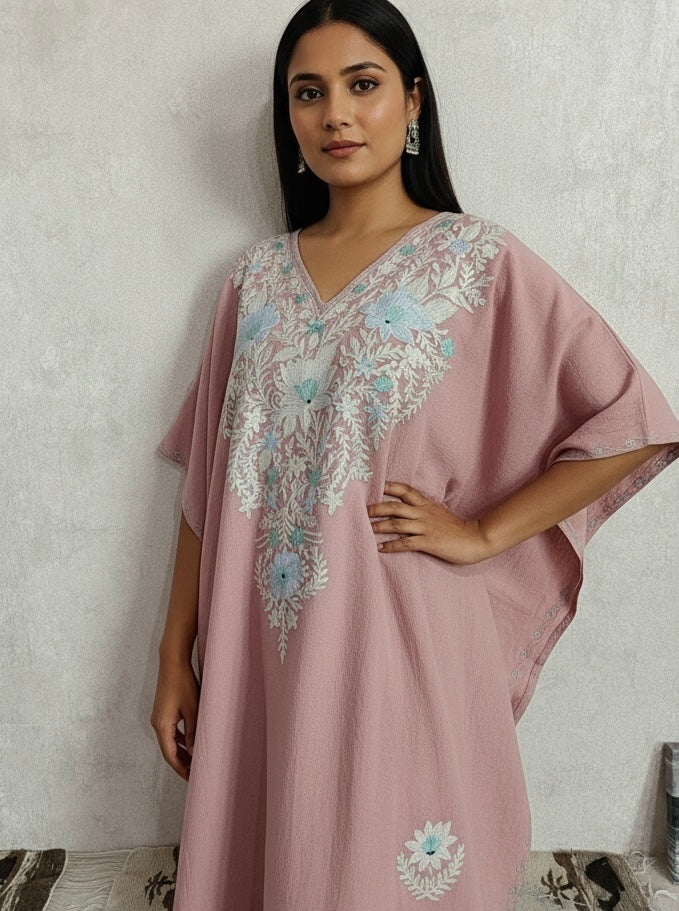 Pink and White Kaftan