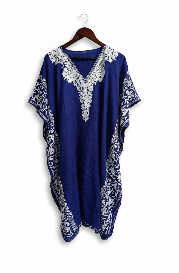 Blue and white Kaftan